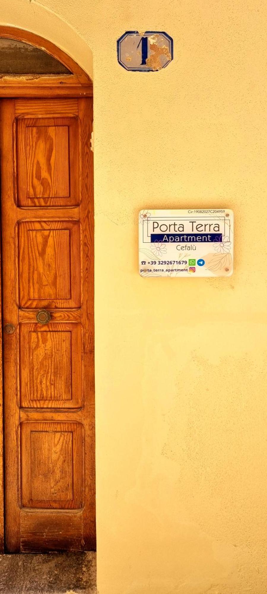 Porta Terra Apartment Чефалу Экстерьер фото